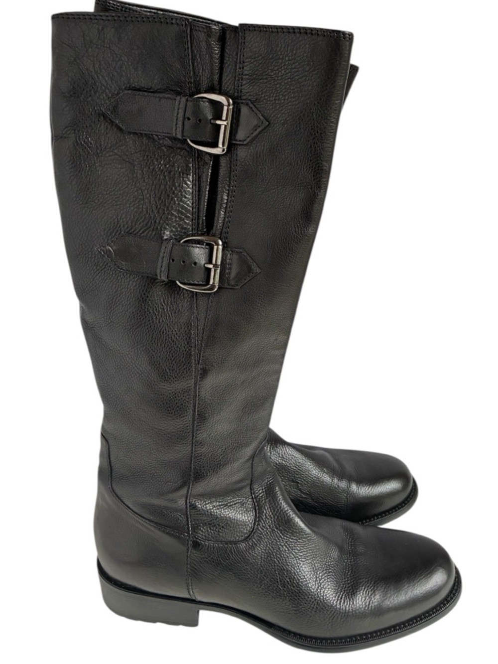 Clarks Women’s Size 9 Black Knee High Leather Riding Boots Mullin Spice